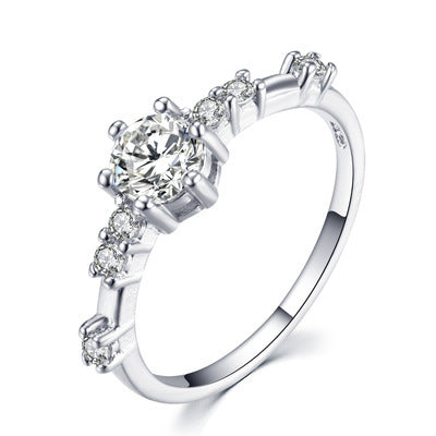 14K Gold-plated With 7 Tiny Diamonds  Fresh And Minimalist Japanese Style