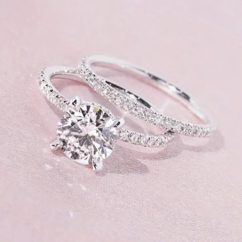 Simple And Versatile Geometric Diamond Ring