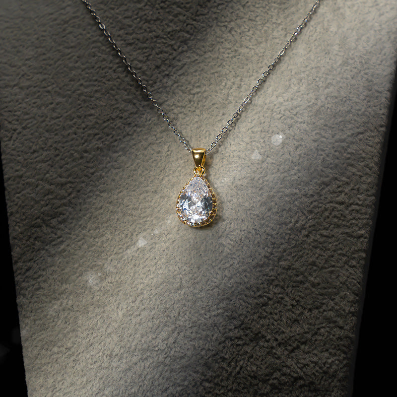 Drop-shaped Zircon Three-piece Set