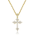 Cross Pendant With Full Zirconia